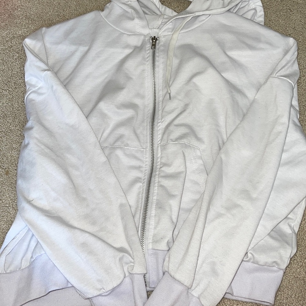 Wipe copped zip up